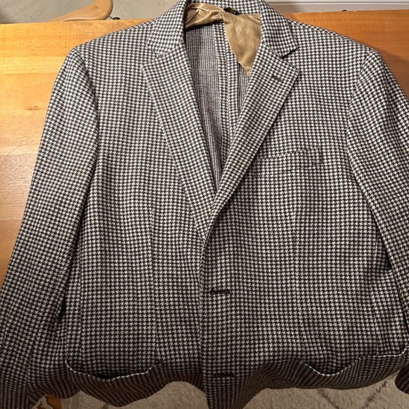 Brooks Brothers brown houndstooth sport jacket 44S - Picture 5 of 5